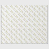 Y文字モノグラムのラッパーソナライズされたピング紙 ラッピングペーパー (フラット)