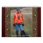 Y結び目の英国のコッカースパニエルのカレンダー カレンダー (カバー)