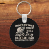 Y販売のパパになるとは夢にも思わなかった キーホルダー (正面)