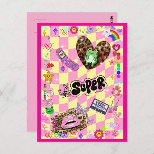 Y2Kかわいい♡ ポストカード (正面/裏面)