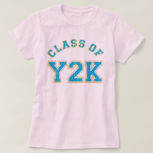 Y2Kのレトロクラス Tシャツ (デザイン正面)