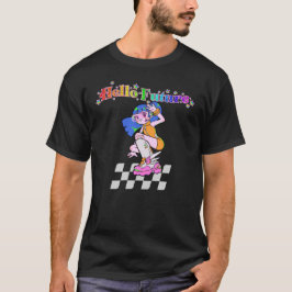 Y2Kアニメガール ハロー・フューチャー Tシャツ