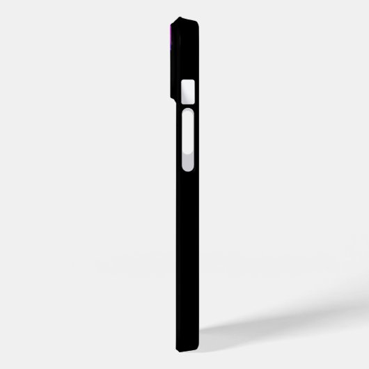 Y2Kエステティックパープルリボン黒iPhoneケース Case-Mate iPhoneケース (裏面 / 左)
