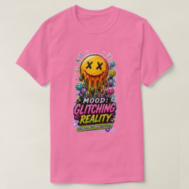 Y2Kサイバーグリッチ アートマグ Tシャツ