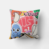 Y2Kステッカークールの明るい美学 クッション (裏面)