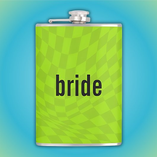 y2kスライムグリーンサマーバチェロレッテブライダルパーティ フラスク