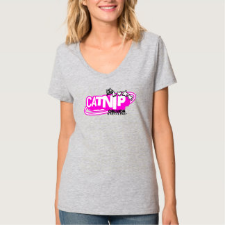 Y2Kテイストのキャットニップ・オブリビオン レトロピンクTシャツ Tシャツ