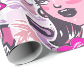 Y2Kドラマ中毒コラージラッピング紙 ラッピングペーパー (ロールコーナー)