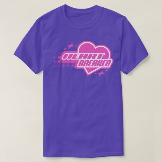 Y2kハートブレーカーピンク Tシャツ (デザイン正面)