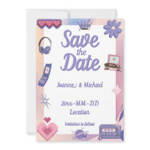 Y2Kピンクパープル2000sレトロテックギークラブズ結婚ズ