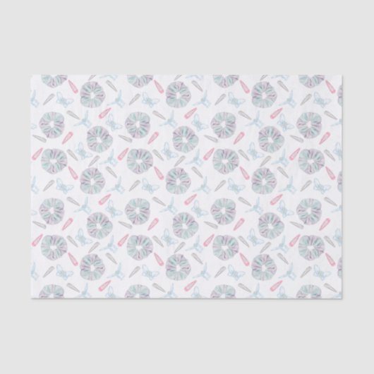 Y2Kヘアアクセサリー – ホワイトティッシュペーパー 薄葉紙 (正面)