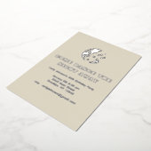 Y2Kメタリックシルバーディスコボール30th誕生日パーティー 箔招待状 (回転した状態)