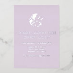 Y2Kメタリックシルバーパープルディスコ21st誕生日 箔招待状<br><div class="desc">Y2Kメタリックシルバーパープルディスコ21st誕生日パーティーフォイル招待状</div>