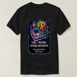 Y2Kレトロフューチャーな雰囲気 | フューチャリスティック Tシャツ