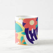 Y2Kワイルドフラワーはっきりしたレトロ春キッチンデコール コーヒーマグカップ (中央)