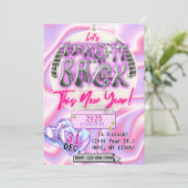 Y2K大晦日パーティの招待状 招待状 (スタンド正面)