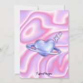 Y2K大晦日パーティの招待状 招待状 (裏面)