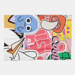 Y2K美学ステックールカー キッチンタオル