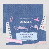 Y2k美的誕生日 招待状 (正面/裏面)