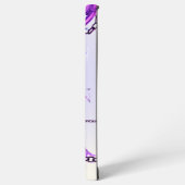 Y2K虹色ハート&パープルチェーン電話ケース SAMSUNG GALAXYケース (左側面)