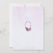 Y2K誕生日パーティー招待状 招待状 (裏面)