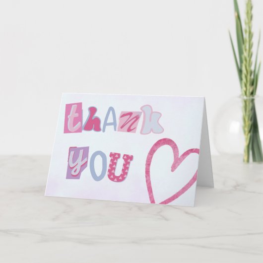 Y2K誕生日感謝カード サンキューカード (正面)