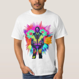 Y2K開花：テクウェアと発光自然 Tシャツ