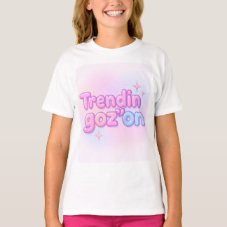 Y2K風トレンディなパステルグラデーション Tシャツ