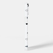 Y2K ダークコケット シルバースターリボンハート柄 Case-Mate iPhoneケース (裏面 / 右)