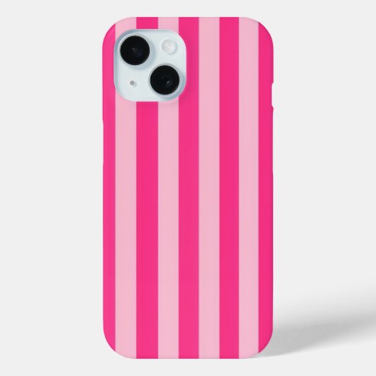 Y2K ピンクストライプ Case-Mate iPhoneケース (裏面)