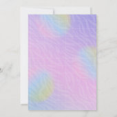 Y2K 2000のテーマ誕生日パーティーへの招待 招待状 (裏面)