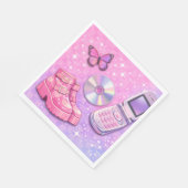 Y2K 2000 's Party Napkin スタンダードランチョンナプキン (角)