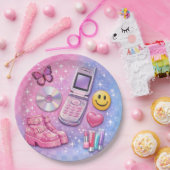 Y2K 2000's Party Plate ペーパープレート (パーティー)