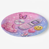Y2K 2000's Party Plate ペーパープレート (アングル)
