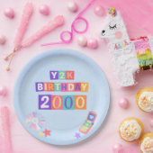 Y2K 2000's Trendy Birthday Party Napkin ペーパープレート (パーティー)