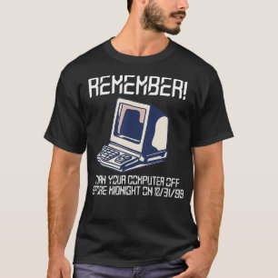 y2k Bug Millennium Glitch 1999 Tech Umous おもしろい y2 Tシャツ