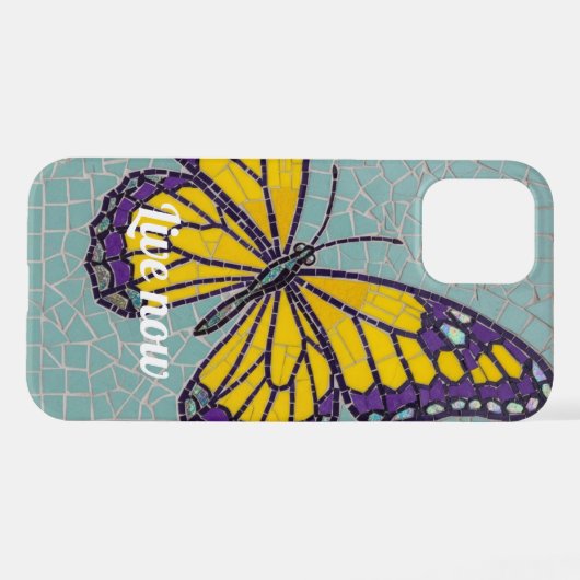 Y2K Butterfly Mosaic Phone Case – Snatched Vibe iPhoneケース (裏面横)