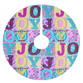 Y2K Christmas ブラッシュドポリエステルツリースカート