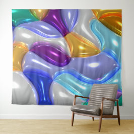 Y2K Colorful Party 90s Star Shot Backdrop  タペストリー