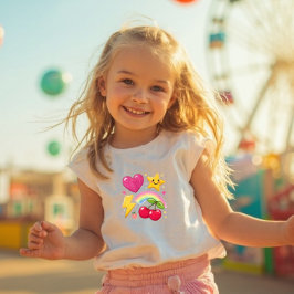 Y2K Cute Icons Mix Toddler Shirt トドラーTシャツ