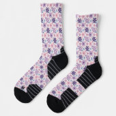 Y2K Flower Pattern ソックス (左)