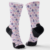 Y2K Flower Pattern ソックス (傾斜あり)