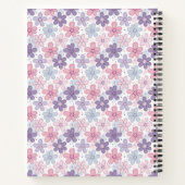 Y2K Flower Seamless Pattern ノートブック (裏面)