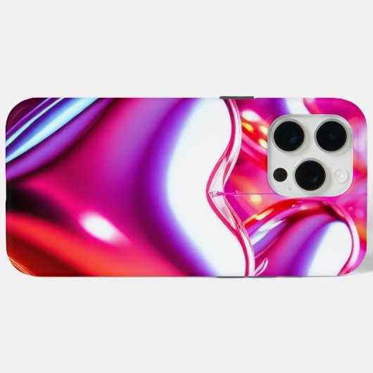 Y2K Hearts Phone Case Case-Mate iPhoneケース (裏面 (横))