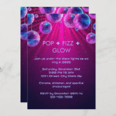 Y2K Holographic New Year’s Eve Invitation | Neon 招待状 (正面/裏面)