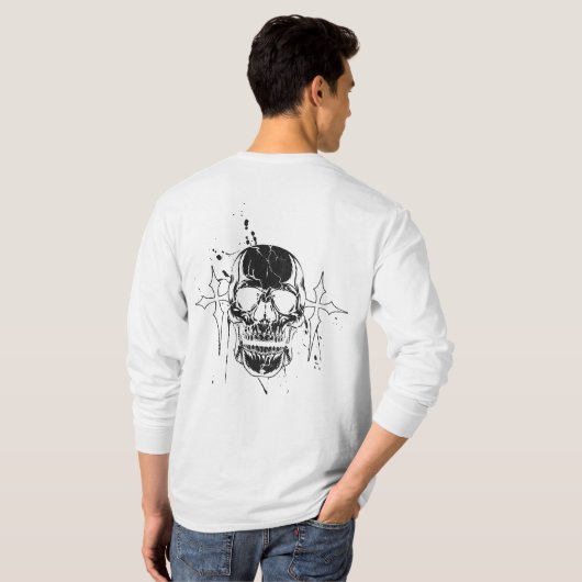 Y2k Skull long sleeve T-Shirt Tシャツ (裏面フル)