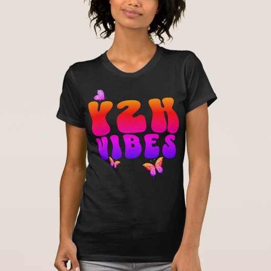 Y2K VIBES蝶 Tシャツ (正面)