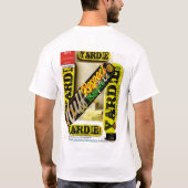 Y4RDIE メンズ ベーシック Tシャツ (裏面)
