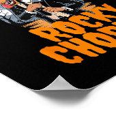 Y’all Gettin Rocky Chopped Tennessee Halloween Cos ポスター (角)