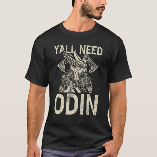 Y all need Odinバイキング Tシャツ (正面)